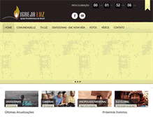 Tablet Screenshot of comunidadeluz.com.br